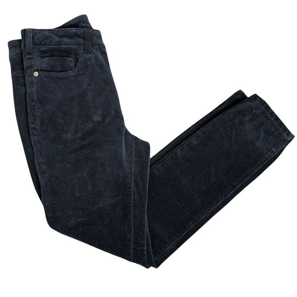 Pilcro And The Letterpress High Rise Skinny Corduroy Pants Women's Size 27 Black - Picture 9 of 12